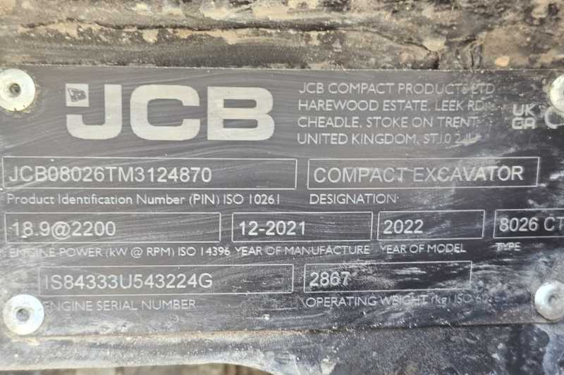 OmecoHub - Immagine JCB 8026CTS